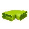 Ubbink AE55 platte bocht / horizontale bocht 60x132 mm - 0188154 foto