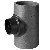 Ubbink Aerfoam T-Stuk Ø180-125-180 - 0188236