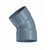 Wavin PVC bocht 45° Ø90mm - mof/mof - 3101209004