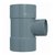 Wavin PVC T-stuk 90° Verlopend Ø110x50x110mm - 3xMof - 3102211059