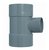 Wavin PVC T-stuk 90° Verlopend Ø110x50x110mm - 3xMof - 3102211059