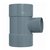 Wavin PVC T-stuk 90° Verlopend Ø110x40x110mm - 3xMof - 3102211049