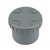 Wavin PVC Eindstuk Ø110mm - Schroefdeksel - 3105111001