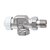 Heimeier V-Exact II - 3/8AX Haaks Verkeerd, Wit