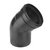 PP Bocht Luchttoevoer 45° Ø80mm - 67167128