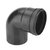 PP Bocht Luchttoevoer 90° Ø80mm - 67167135