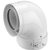 Burgerhout concentrische Bocht 90° Ø80/125mm - 400453907