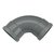 Wavin Wafix bocht PVC 90° Ø125mm SN4 - mof/mof - 1111212009