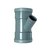 Wavin Wafix T-stuk 45° verlopend Ø125x75x125mm SN4 - 2x mof/lijm - 1112212074