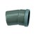 Wavin Wafix PVC Bocht 15° Ø125mm SN4 - Mof/Spie - 1111112001