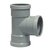 Wavin Wafix T-Stuk 90° Ø200mm SN4 - 3x Mof - 1112220009