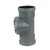Wavin Wafix PVC Ontstoppingsstuk Ø160mm SN4 - mof/mof - 1113416001