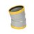 Wavin Wafix PVC Bocht 15° Ø160mm SN8 - Mof/Mof - 1101216001