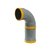 Wavin Wafix Flexibele Zettingsbocht 90° Ø125mm SN8 - 1101312099