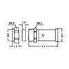 Henco Overgang Koper 16 x 15 knel - 30P-1615S-2 foto