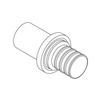 Rehau Rautitan RX fitting messing, soldeer overgang 20x15mm - 14562781001 foto