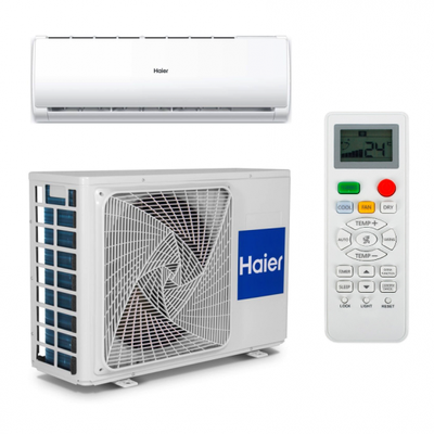 Haier airco binnen + buitenunit Flair 3,5 kW R32 wit / Ruimte <90m³