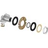 Uponor muurplaat wanddoorvoer Ø16x1/2 binnendraad messing - 1070653 foto