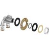 Uponor S-press Plus muurplaat wand 16x1/2 (35mm) Binnendraad messing - 1070656 foto