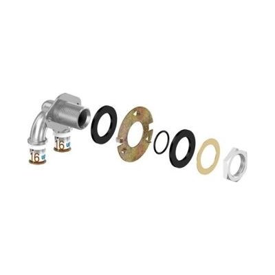 Uponor S-press Plus muurplaat wand 16x1/2 (35mm) Binnendraad messing - 1070656