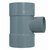 Wavin PVC T-stuk 90° Verlopend Ø110x75x110mm - 3xMof - 3102211079