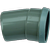 Wavin Wafix PVC Bocht 15° Ø110mm SN8 - Mof/Spie - 1111111001