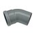 Wavin Wafix bocht PVC 45° Ø110mm SN8 - mof/spie - 1111111004