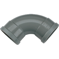 PVC Buitenriolering Bocht 90 graden