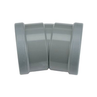PVC Buitenriolering Bocht 15 graden