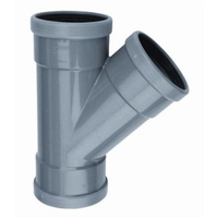 PVC Buitenriolering T-stuk 45 graden