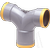 Wavin Wafix Stroom T-stuk Ø125mm SN8 - 3xmof - 1100312009