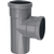 Wavin Wafix Dubbel T-stuk 90° Ø110mm SN4 - Mof/Spie - 1112111009