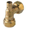 Bonfix knie Ø22mm met ontluchting messing - 82771 foto