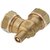 Bonfix knie Ø15mm met ontluchting messing - 82770