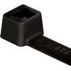 Montageband 150x3.5x1.2mm - max diameter 35mm - zwart - 100 stuks foto