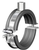 Beugel Ø75-80mm - rubber inleg - M8/10 aansluitmoer - 38183