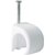 Spijkerclip wit 14-20mm lengte 35mm - doos 100 stuks