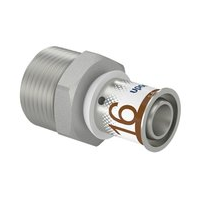 16mm S-Press Messing Rechte Draadfitting