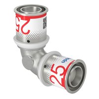 25mm S-Press Messing Knie