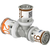 Uponor T-Stuk Ø20x16x16mm - messing - 1070567
