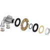 Uponor Doorstroom Muurplaat Wandmontage 16 x 1/2 (25mm) / 1070655 foto