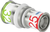 Uponor verloop Ø32x25mm - messing - 1070556