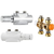 Heimeier Multilux onderblok set 2-pijps Eclipse Halo wit - 9690-58.800