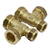 Bonfix T-stuk Ø28x28x15mm messing - 82509