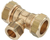 Bonfix T-stuk Ø28x22x28mm messing - 82514