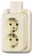 ABB Opbouw wcd Dubbel met randaarde - 2CKA002054A0352