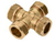 Bonfix kruisstuk Ø28mm messing - 82512
