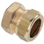 Bonfix kneldop Ø12mm messing - 82494