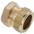 Bonfix kneldop Ø22mm messing - 82496