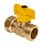 Bonfix Gaskogelkraan 15mmx3/4 buitendraad knel - 50405